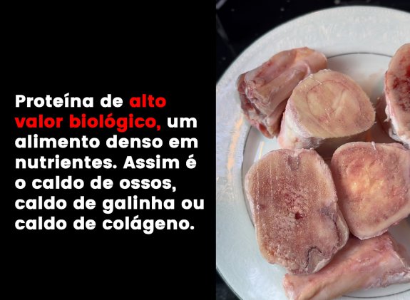 Propriedades do caldo de ossos, caldo de galinha ou caldo de colgeno